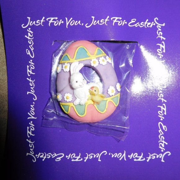 VINTAGE AMERICAN GREETINGS EASTER BUNNY EASTER EG - Picture 1 of 2